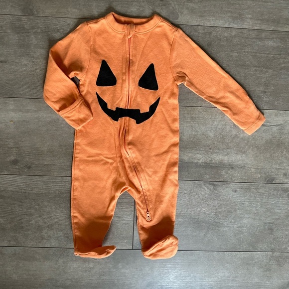 Baby Boy 3-6 Months Fall First Halloween Pumpkin Bundle EUCm - Picture 4 of 14